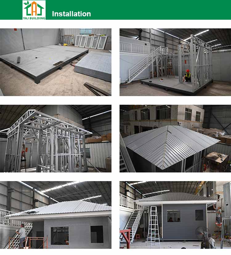 installation of light steel house